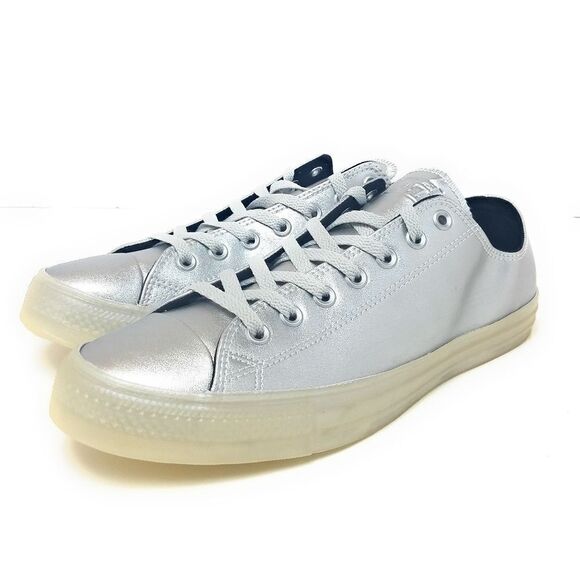 Converse Chuck Taylor All Star OX Silver - Picture 1 of 5